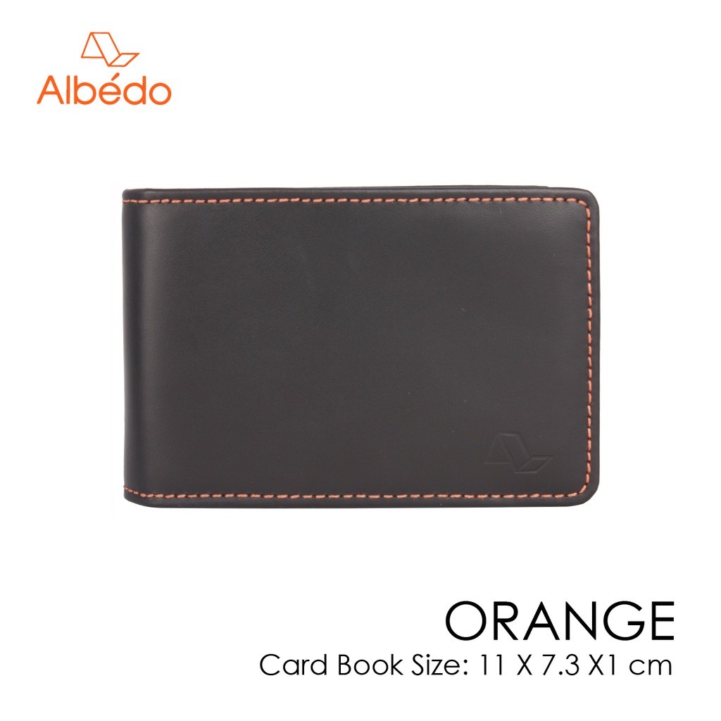 [Albedo] ORANGE CARD BOOK กระเป๋าใส่บัตร/ที่ใส่บัตร/ซองใส่บัตร/สมุดเก็บบัตร รุ่น ORANGE - OR00899