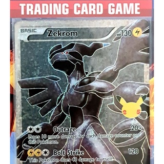 เซครอม 25th ภาษาอังกฤษ ( Zekrom 25th ) การ์ดโปเกมอน standard [Pokemon]