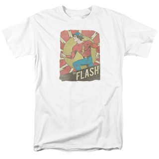 ผ้าฝ้ายแท้เสื้อยืด พิมพ์ลายโปสเตอร์ Flash Shabby อเนกประสงค์ DIY 2022S-4XL