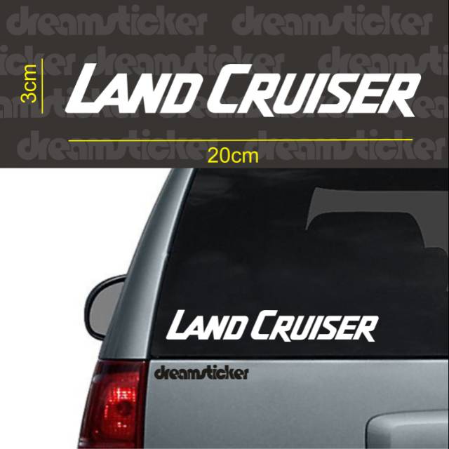 สติ ๊ กเกอร ์ ติดรถยนต ์ Toyota Land Cruiser