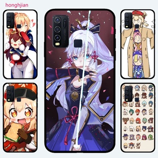 Case VIVO Y31 2021 Y51 2020 Y50/Y30/Y30i Y20/Y20i/Y20s Y19 Y17 Y15 Y12 Y11 Y93/y91/y95 Y85/y89 Y91c Y11s/y12s V20SE Genshin Impact Kamisato Ayaka  Casing Soft