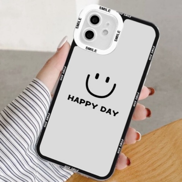 [พร้อมส่ง🇹🇭] เคสไอโฟน ลายยิ้ม🙂 (18) เคสiPhone เคสใส iPhone11 iPhoneXR iPhone12 iPhone13 iPhone7Plus/