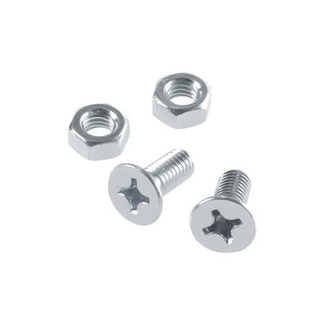 อุปกรณ์ยึดติด สกรูเกลียวมิลน็อต JF 6X15 มม. แพ็ก 25 ชิ้น Screws, Nuts &amp; Washers