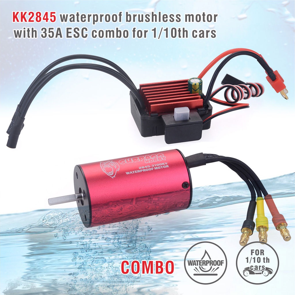 Surpass hobby surpass hobby KK 2845 มอเตอร์ไร้แปรง 35A/45A/60A/80A ชุดหม้อแปลงไฟฟ้า