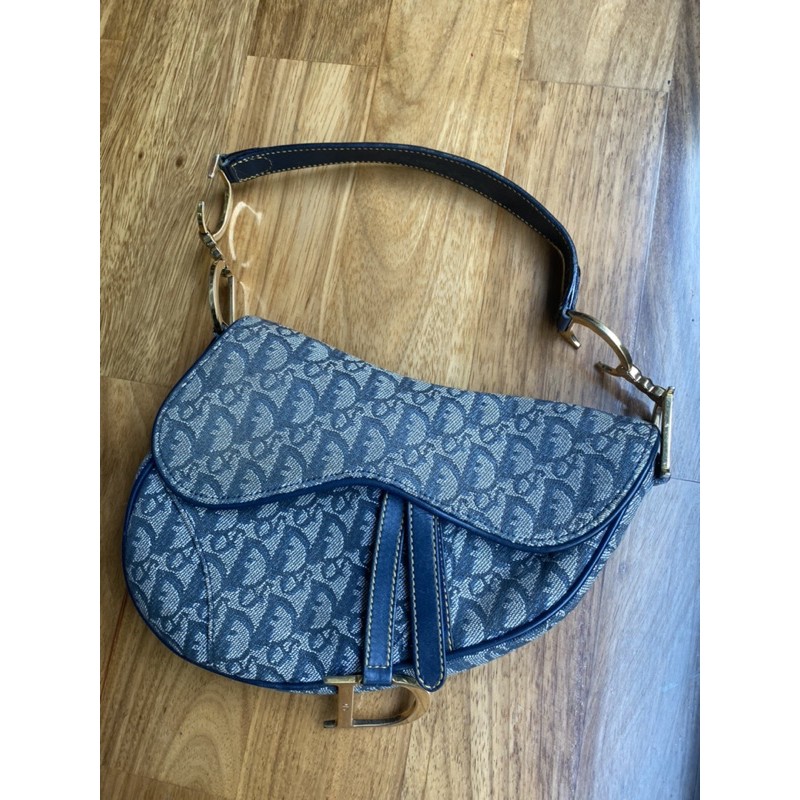 Vintage Dior saddle bag