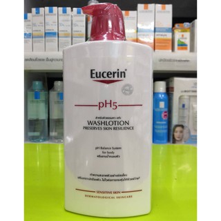 (ไม่ใช่สินค้ามาเลเซีย นำเข้า เยอรมัน/ฝรั่งเศษ)Eucerin Wash lotion 1000ml