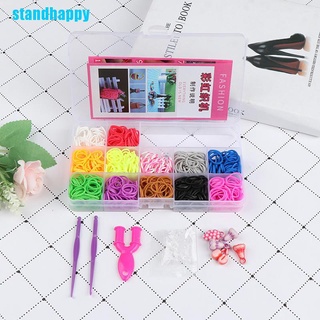 (Standhappy) สายรัดข้อมือยางยืด สําหรับถักนิตติ้ง 600 Diy