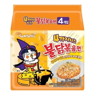 Samyang มาม่าเกาหลี ชนิดแห้ง สูตรเผ็ด (ขนาดแพ็ค 5 ซอง) เลือกรสได้