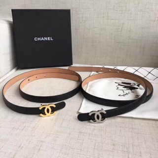 เข็มขัดchanel หัวเงิน/ทอง