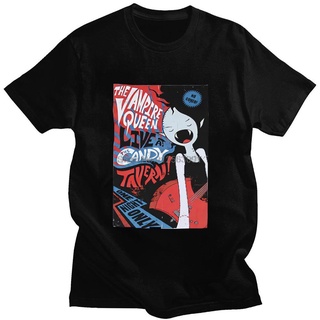 เสื้อยืดแขนสั้น พิมพ์ลาย Adventure Time Marceline Vampire Queen Live At Candy Tavern สําหรับผู้ชาย และผู้หญิงS-5XL