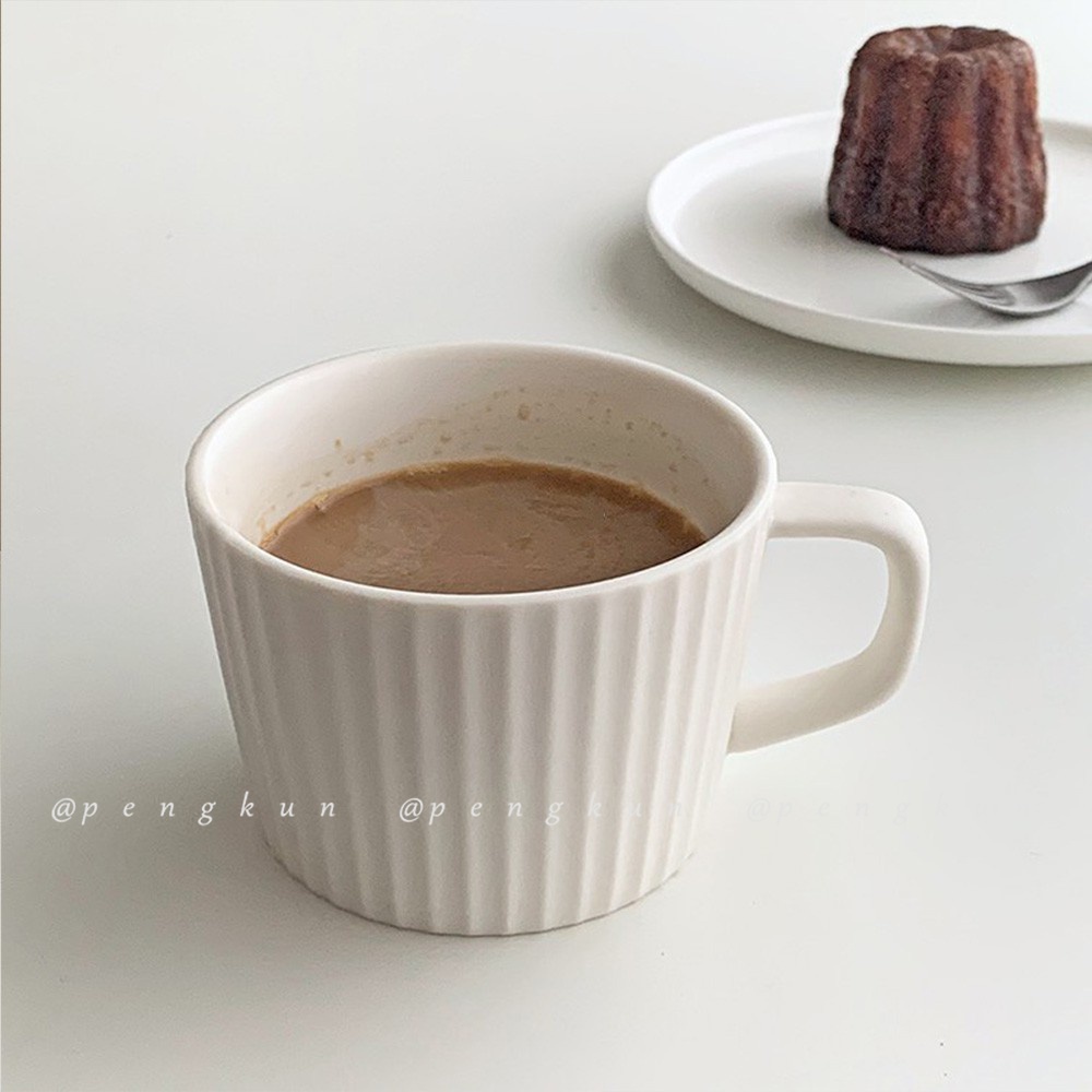 แก้วกาแฟเซรามิค แฮนด์เมด สไตล์วินเทจ อิตาลี เรียบง่าย สร้างสรรค์ สําหรับใส่นม โยเกิร์ต คาปูชิโน่