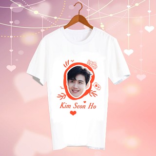 เสื้อยืดสีขาว สั่งทำ เสื้อดารา Fanmade เสื้อแฟนเมด เสื้อแฟนคลับ CBC60 Kim Seon Ho Han Ji Pyeong Start-Up