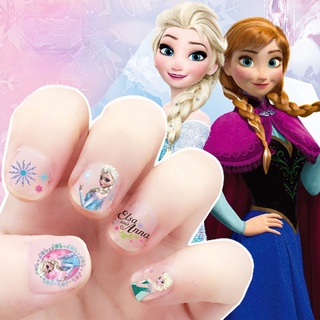 2021 New Stickers Frozen Elsa and Anna Makeup Toys Nail Stickers Disney Characters Sophia Mickey Minnie Sticker Toys