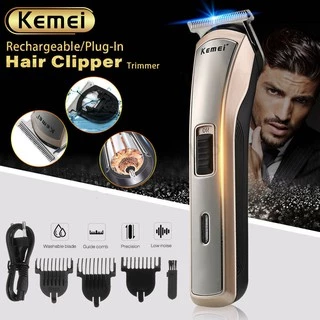 Kemei รุ่น KM-418 ปัตตาเลี่ยนไร้สาย โกนหนวด ตัดผม ขนาดพอดีมือ