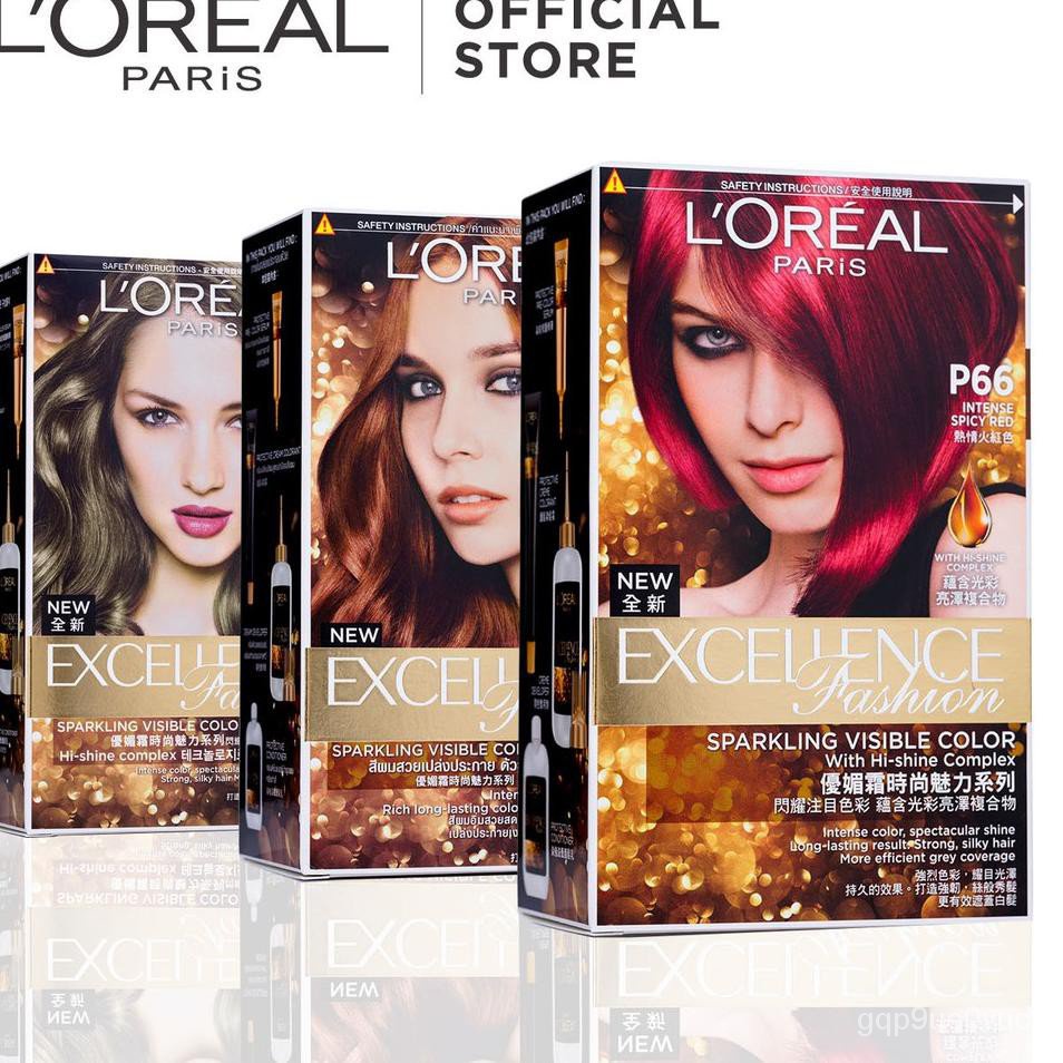 Best'L'Oreal Paris Excellence Fashion Hair Color  Intense Golden  Auburn (Hair Dye P | Shopee Thailand