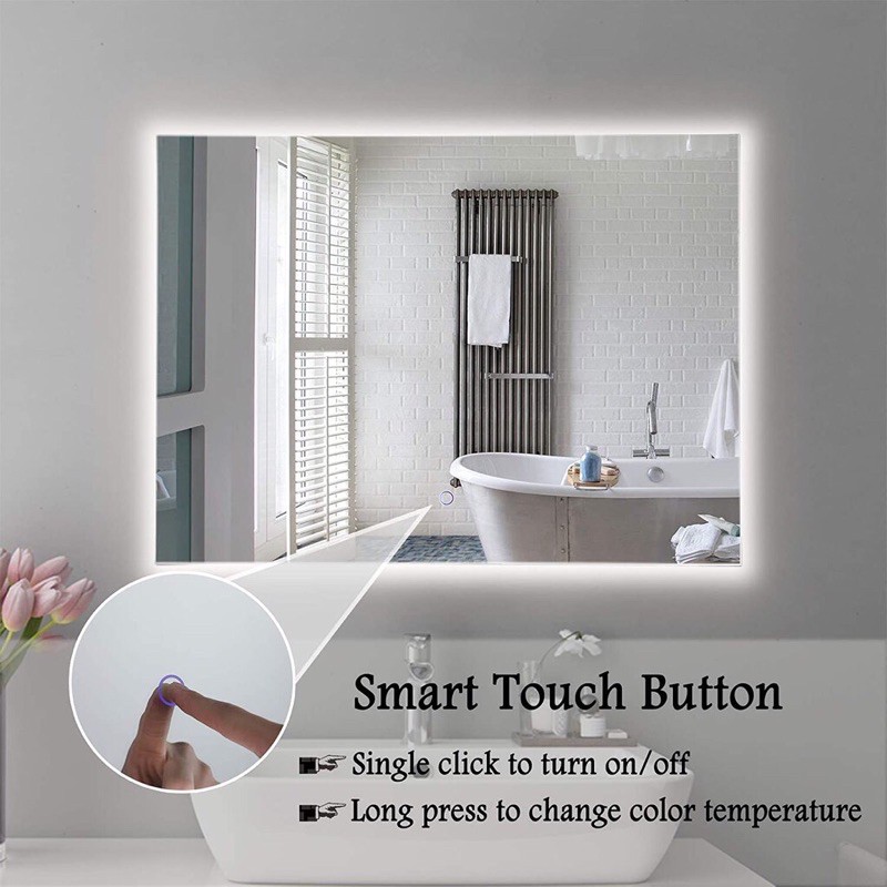 Smart Wi-Fi Mirror Hafele กระจกอัจฉริยะ ฟังเพลง YouTube Facebook Google Assistant ควบคุมอุปกรณ์อิเล็