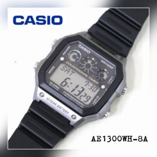 นาฬิกาข้อมือ CASIO รุ่น AE1300WH (ดำเทา) 👉🏼ของแท้ 💯%👈