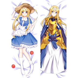 ปลอกหมอน คอสเพลย์ อนิเมะดาบมังงะ Dakimakura Waifu Hug ขนาด 50x150 ซม. สําหรับตกแต่ง