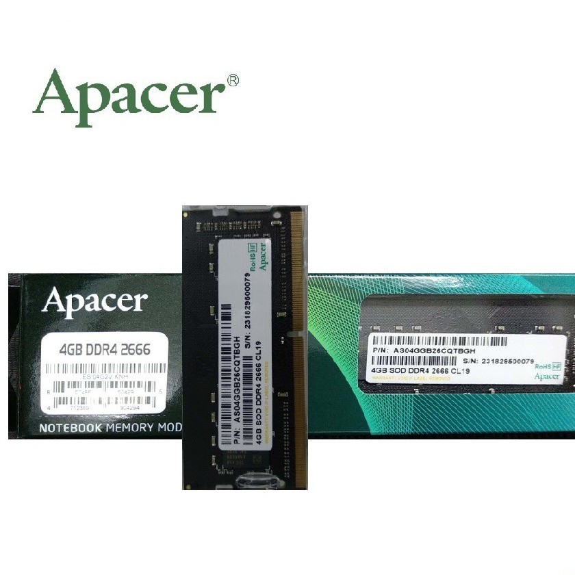 RAM DDR4(2666) 4GB Apacer
