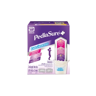 [ใหม่! รสจืด] Pediasure+ พีเดียชัวร์+ นมผง รสจืด (ไม่เติมน้ำตาลทราย) 740 กรัม 1 กล่อง Pediasure+ 740g Plain Flavor (No Sucrose)