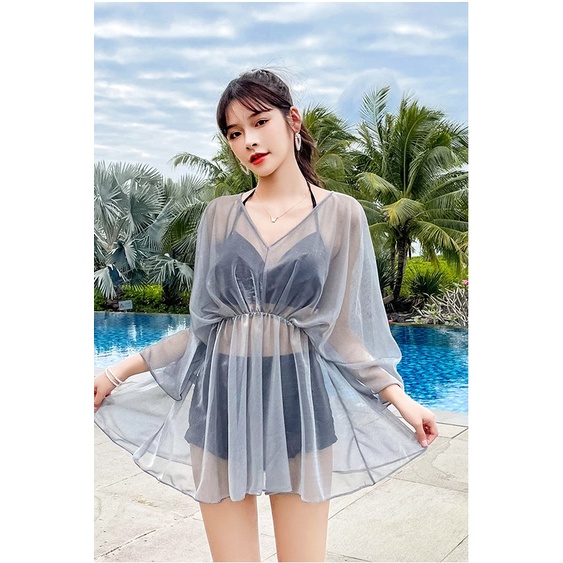 clothes ชุดว่ายน้ำแฟชั่นผู้หญิงเซ็ต 3 ชิ้น  รุ่น 0223 - รูปที่ 3