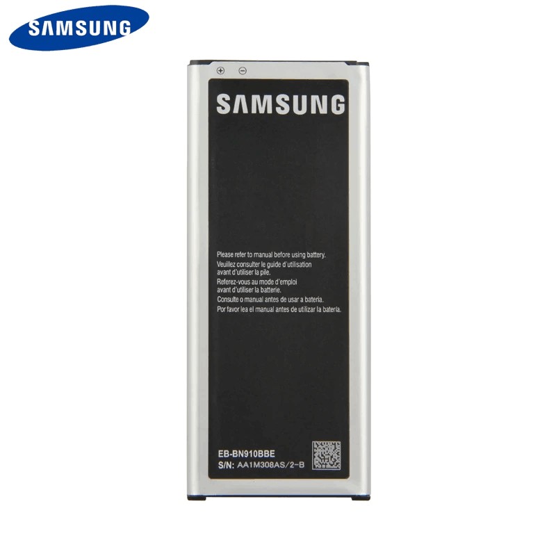 แบตเตอรี่ Samsung Original EB-BN910BBE EB-BN910BBK BN910BBC สำหรับ Samsung GALAXY NOTE4 N910a N910u 