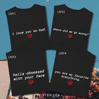 LANY เนื้อเพลงคอนเสิร์ต Tshirt | เสื้อเชิ้ตบริกซ์ AXC