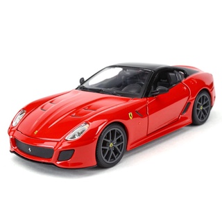 โมเดลรถแข่ง Bburago  Ferrari 599 GTO NO.18-26019 อัตราส่วน  1:24  จำลองเหมือนจริง โมเดลของเล่นรถยนต์ในงานอดิเรกน่าเก็บสะ