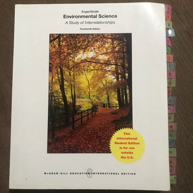 Environmental science book a study of interrelationships (ABAC)