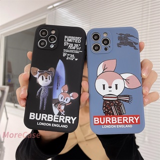 เคส Samsung A32 A52 A72 A12 A20S A51 A52S A02S A50 A10S A10 A125 A30 A50S A30S A20 M40S M10 M01S M10S A205 M02S J7 J2 Lonely Rabbit Silicone Shockproof เคสโทรศัพท์มือถือ