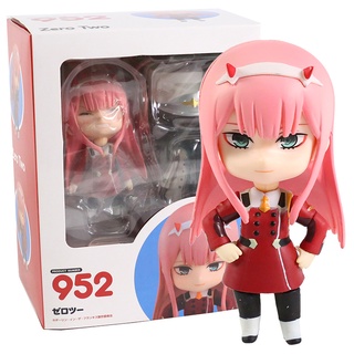 10cm Anime DARLING in the FRANXX Zero Two 02 Nendroid 952# PVC Action Figure Collectible Model Toy