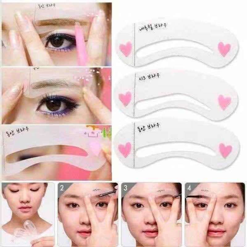 ❌ 49.- บาท ❌Mini Brow Class Drawing guide บล็อกเขียนคิ้ว  (อุปกรณ์ template ช่วยเขียนคิ้ว) สำหรับวาด