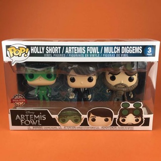 Funko POP Holly Short / Artemis Fowl / Mulch Diggems 3 pack Exclusive Artemis