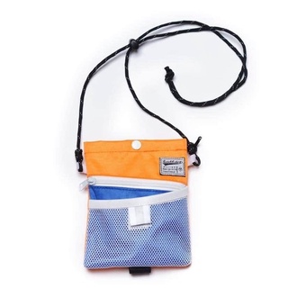 SECRET SEALING BAG RIPSTOP BOTLE BAG BLUE/ORANGE - กระเป๋าพอกเก็ต