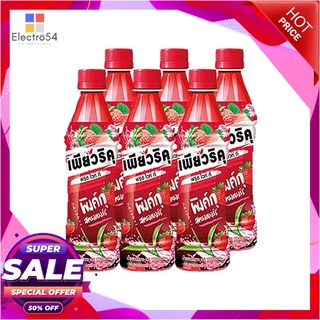 เพียวริคุ ชาขาวพร้อมดื่ม รสสตรอเบอร์รี่ 350 มล. แพ็ค 6 ขวดชาและผงชงดื่มสมุนไพรPuriku White Tea Strawberry 350 ml x 6