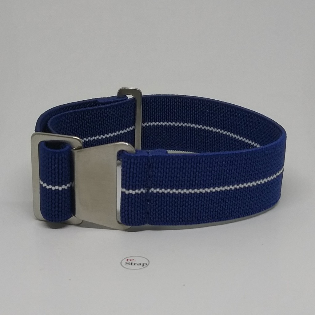 MN Strap สายนาฬิกา Nato - สีกรมท่า สีขาว Centerline Mn-06