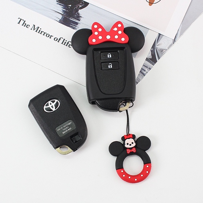 เคสรีโมตกุญแจรถยนต์ ซิลิโคน สําหรับ Toyota All-New Yaris 2018-2022 Vios 2014-2018 All-New Vios 2019-2022