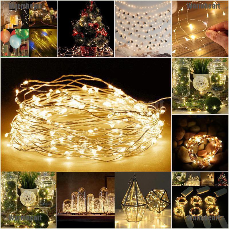 Backdrops & Banners 12 บาท Good quality  1m/2m/3m/5m LED String Lights For Party Wedding Decoration Christmas Home & Living