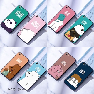 เคสมือถือแบบซิลิโคน ลายการ์ตูนหมี สำหรับ Vivo Y53 Y55 Y66 Y67 Y71