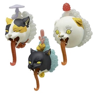 👹พร้อมส่ง👹กาชาปอง ART IN THE POCKET Ayako Ishiguro Cat Tongue Mushroom Figure Magnet