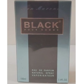 MEN RON MARONES BLACK POUR HOMME