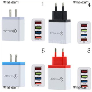 (พร้อมเทอร์) 4 พอร์ตที่ชาร์จ 3 ประเภทอย่างรวดเร็ว 3.0 usb