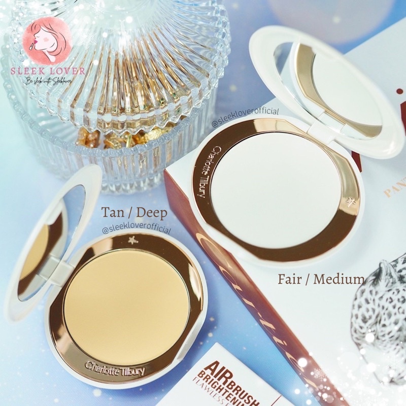 [เหลือ 1,192.- "เก็บโค้ดทักแชท"] พร้อมส่ง&แท้ Charlotte Tilbury Airbrush Brightening Flawless Finish 9g.
