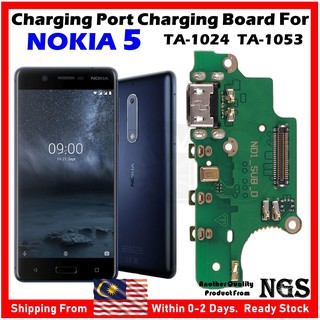 Ngs บอร์ดชาร์จพอร์ต พร้อมไมโครโฟน สําหรับ NOKIA 5 TA-1053 TA-1024