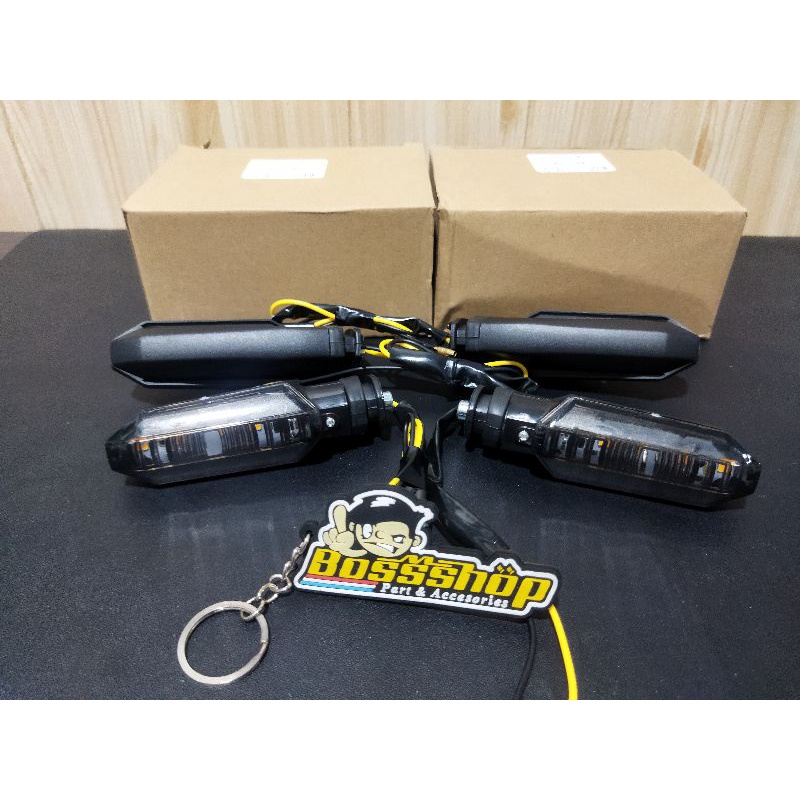 Mika SMOKE SEN Click-i ไฟเลี้ยว LED 2 โหมด วิ่งมอเตอร์ไซด์ทั้งหมด ADV VARIO CB150 RX-KING VIXION Etc