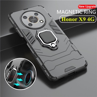 เคสโทรศัพท์มือถือ กันกระแทก พร้อมแหวนขาตั้ง สําหรับ Honor X9 4G 5G X8 X7 X30 X30I