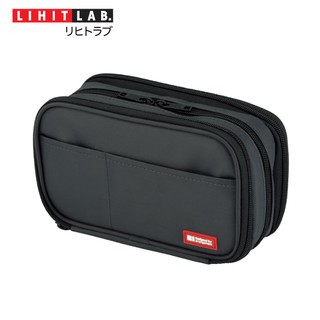 กระเป๋าดินสอจัดระเบียบไซส์ L (LIHIT Book Type Pen Case Triple)