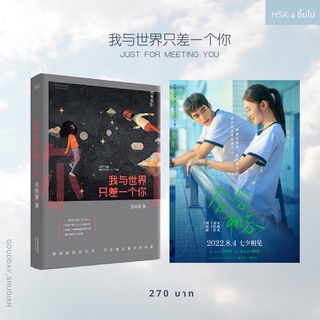 (พรีออเดอร์ 9-15 วัน) นิยายจีน 《我与世界只差一个你》 Just for Meeting You