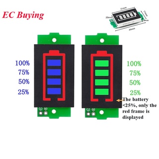 1S 2S 3/4S 3.7V บอร์ดโมดูลทดสอบความจุไฟฟ้า Led 4.2V สีฟ้าสีเขียวสําหรับยานพาหนะ Li-Ion