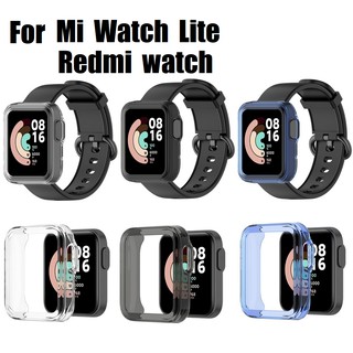 เคส Mi Watch Lite Case Ultra-Slim TPU Protection Redmi watch Case shockproof Clear Cover For Mi Watch Lite
